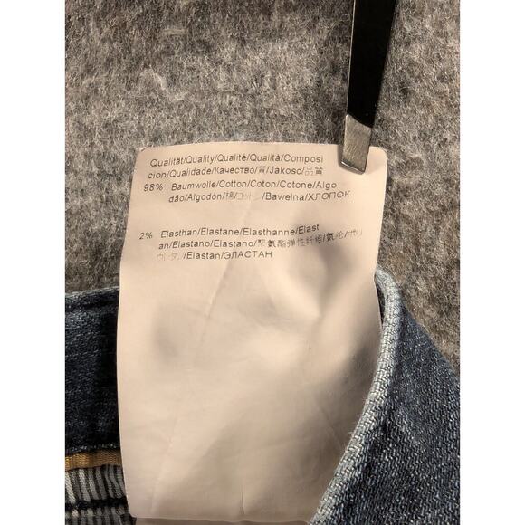 Hugo Boss Jeans Men's 40x32 Straight Leg Mid-Rise Stretch Cotton Denim Blue - Picture 12 of 12